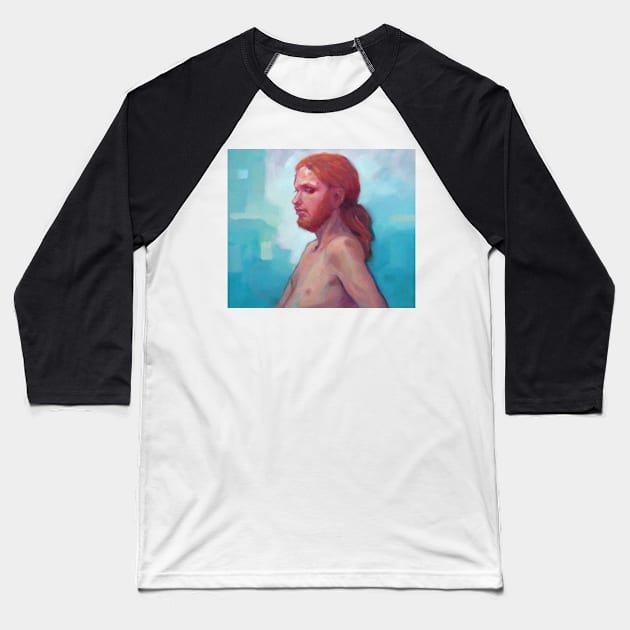 The Man with Red Hair ~oil painting Baseball T-Shirt by rozmcq